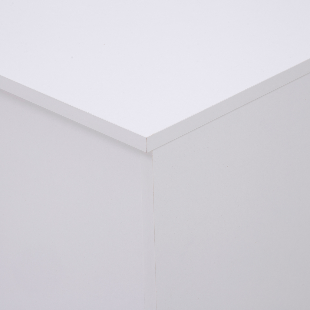 Komoda dvojdverová biela OPTI vysoká 85 cm