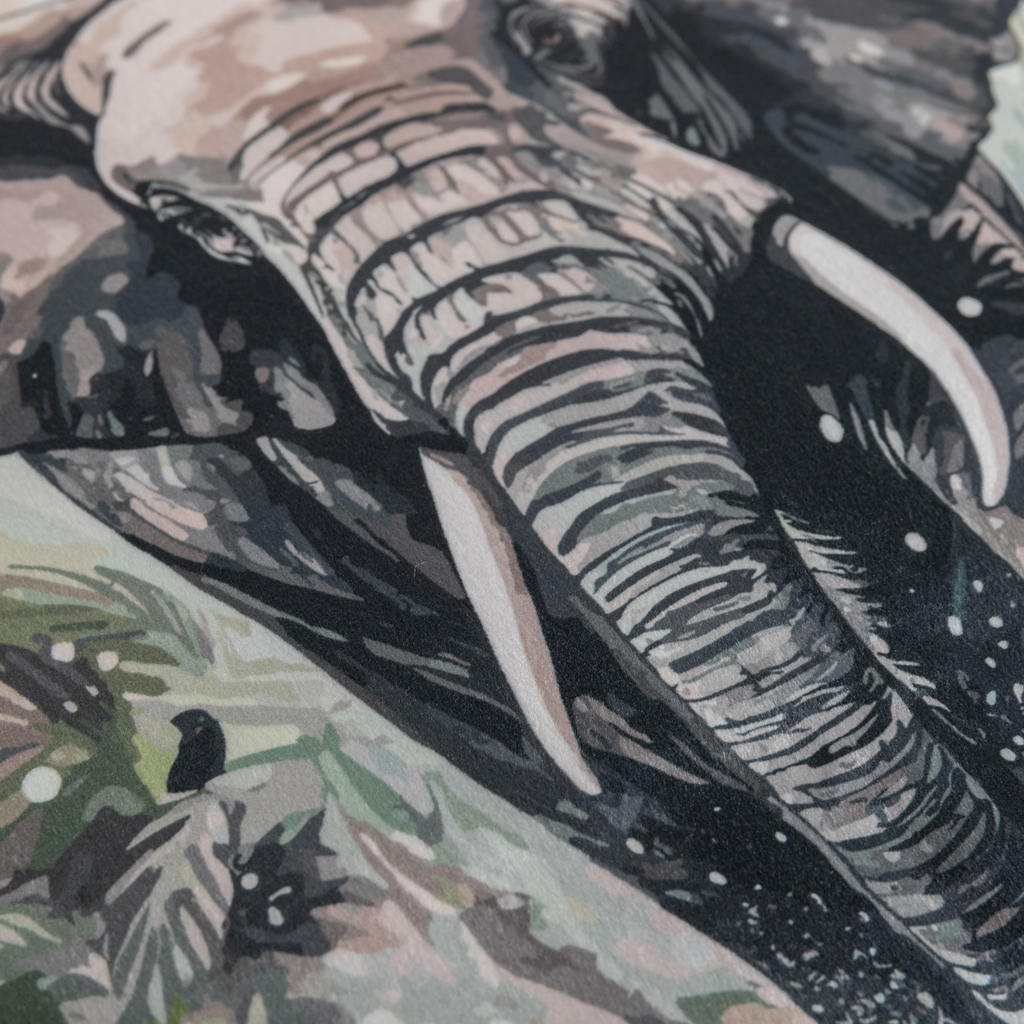 Dekoračná obliečka na vankúš SLON bielej farby OLIVE 45x45 cm