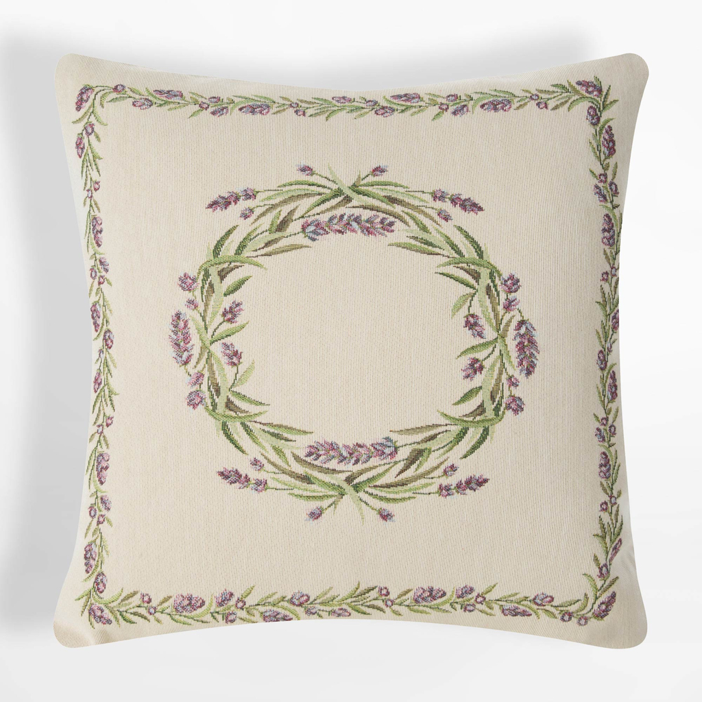 Dekoračný vankúš s rastlinným motívom GOBELIN 45x45 cm