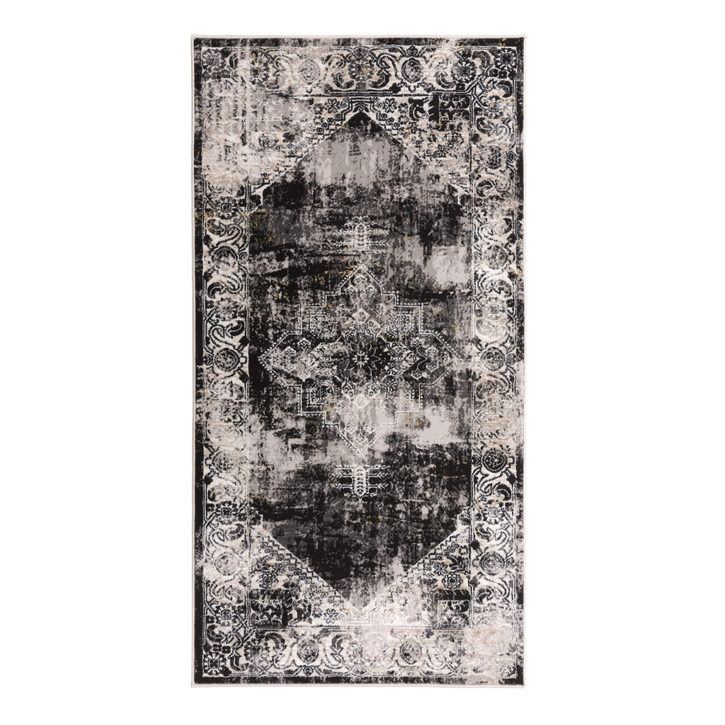 Koberec MONAKO vintage čierny 80x150 cm
