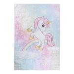 Dúhový koberec JEDNOROŽEC 80x150 cm