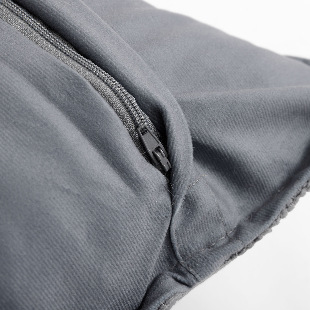 Obliečka na vankúš tmavosivá TIMEO 45x45 cm