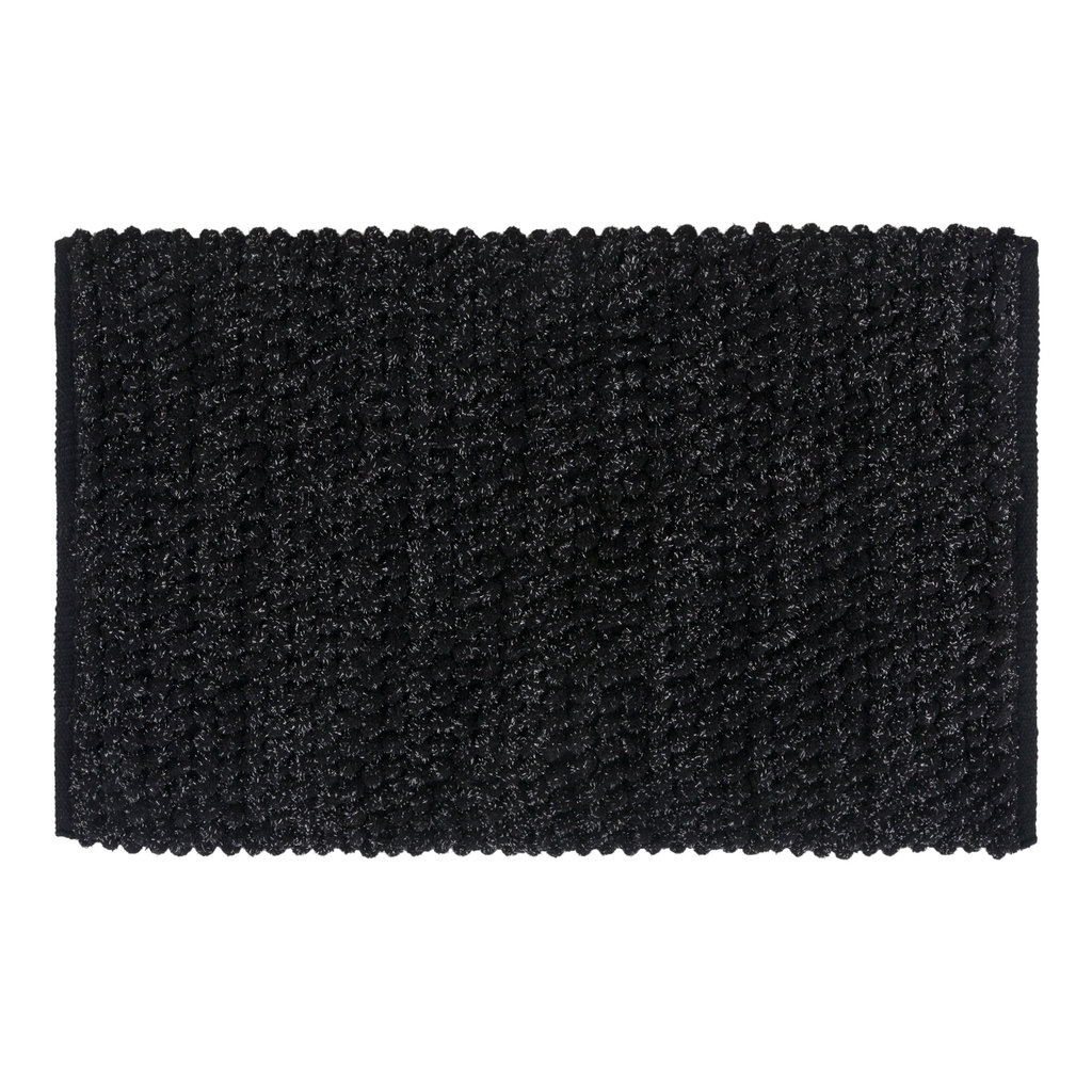 Kúpeľňová predložka DALLAS čierna 50x80 cm