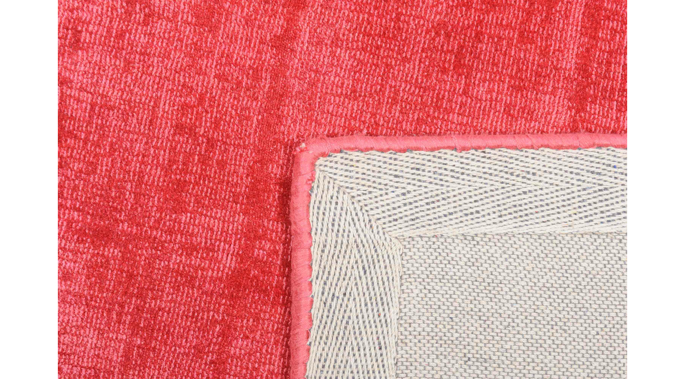 Ručne tkaný červený viskózový koberec PREMIUM 160x230 cm