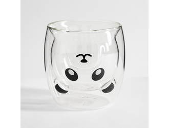 Sklenený pohár PANDA s dvojitou stenou 280 ml