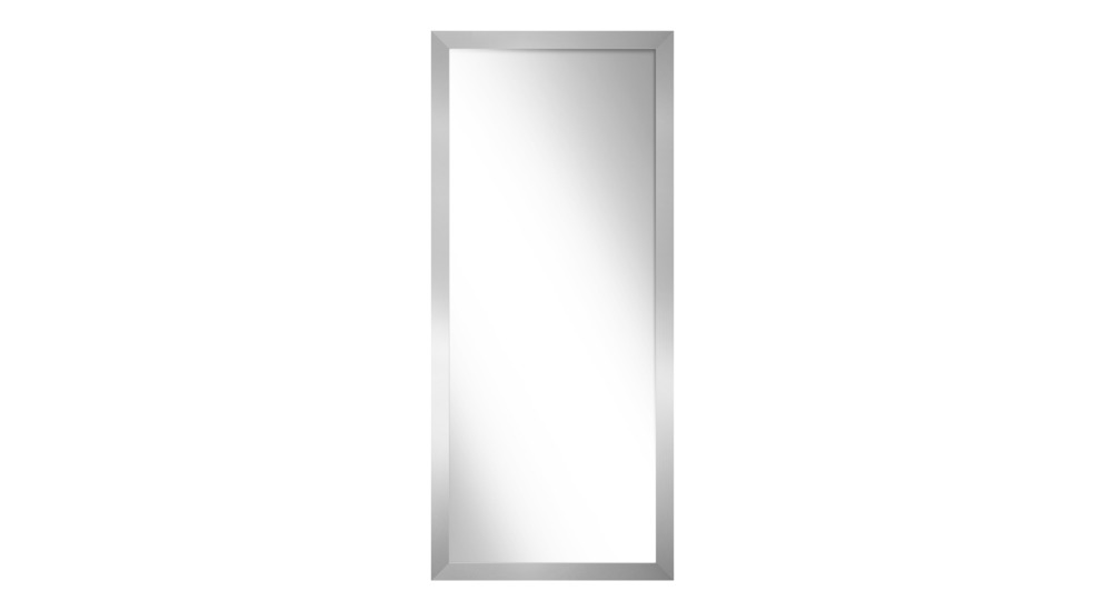 Zrkadlo so strieborným rámom SLIM 47,5 x 107,5 cm