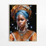 Farebný obraz na plátne AFRIKA ŽENA II 62x82 cm