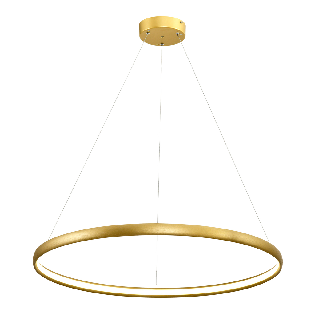 LED luster na lanku zlatá CARLO 80 cm