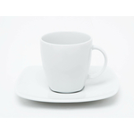 Kávová súprava porcelánová biela APOSTROPHE pre 6 osôb