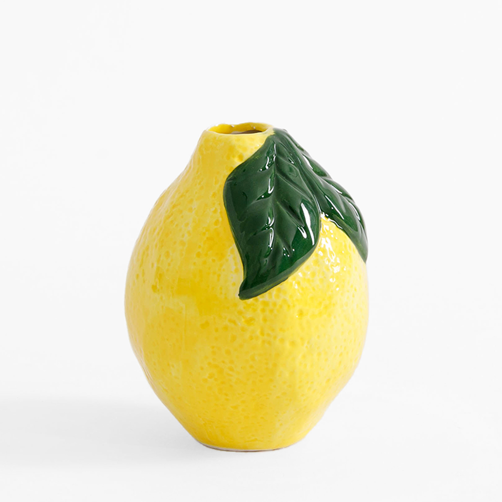 Dekoratívna váza v tvare citróna 11 cm