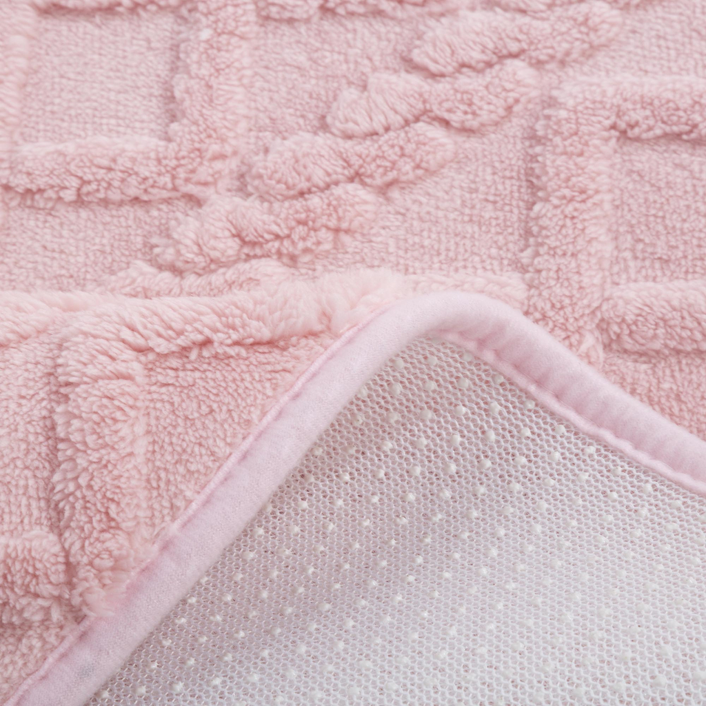 Kúpeľňová predložka NORDIC, ružová, 50x80 cm