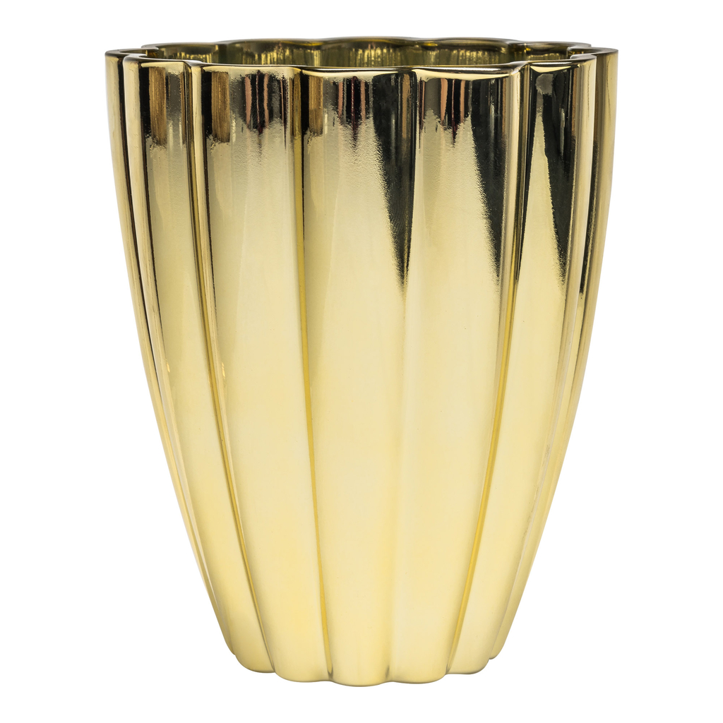 Dekoratívna váza FILANTHIA zlatá 17 cm