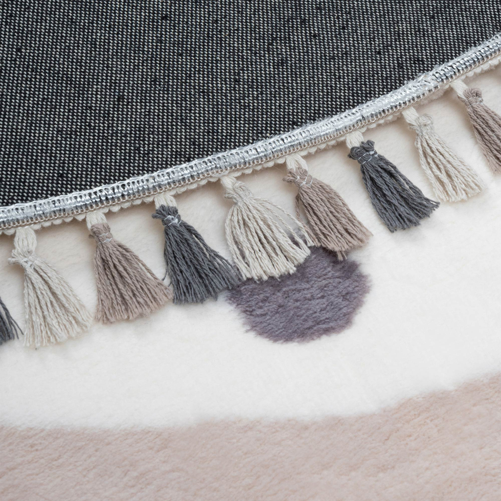 Okrúhly koberec s bodkami MUUM 120 cm