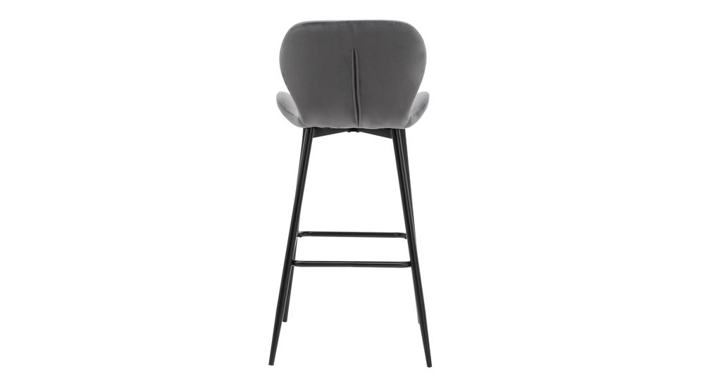 Sivá barová stolička LAIKA