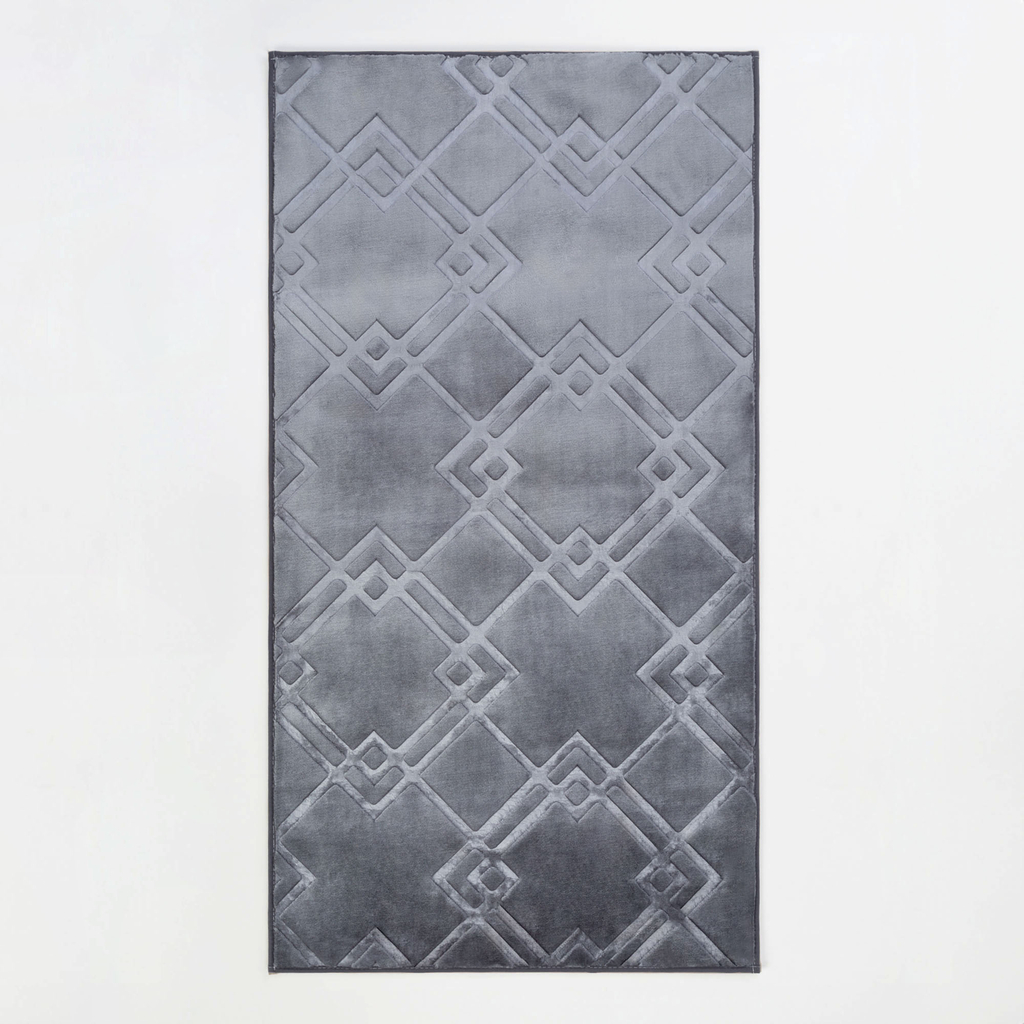 Koberec VIVA 3D sivý 80x150 cm