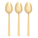 Čajové lyžičky PIANO GOLD, sada 3 ks