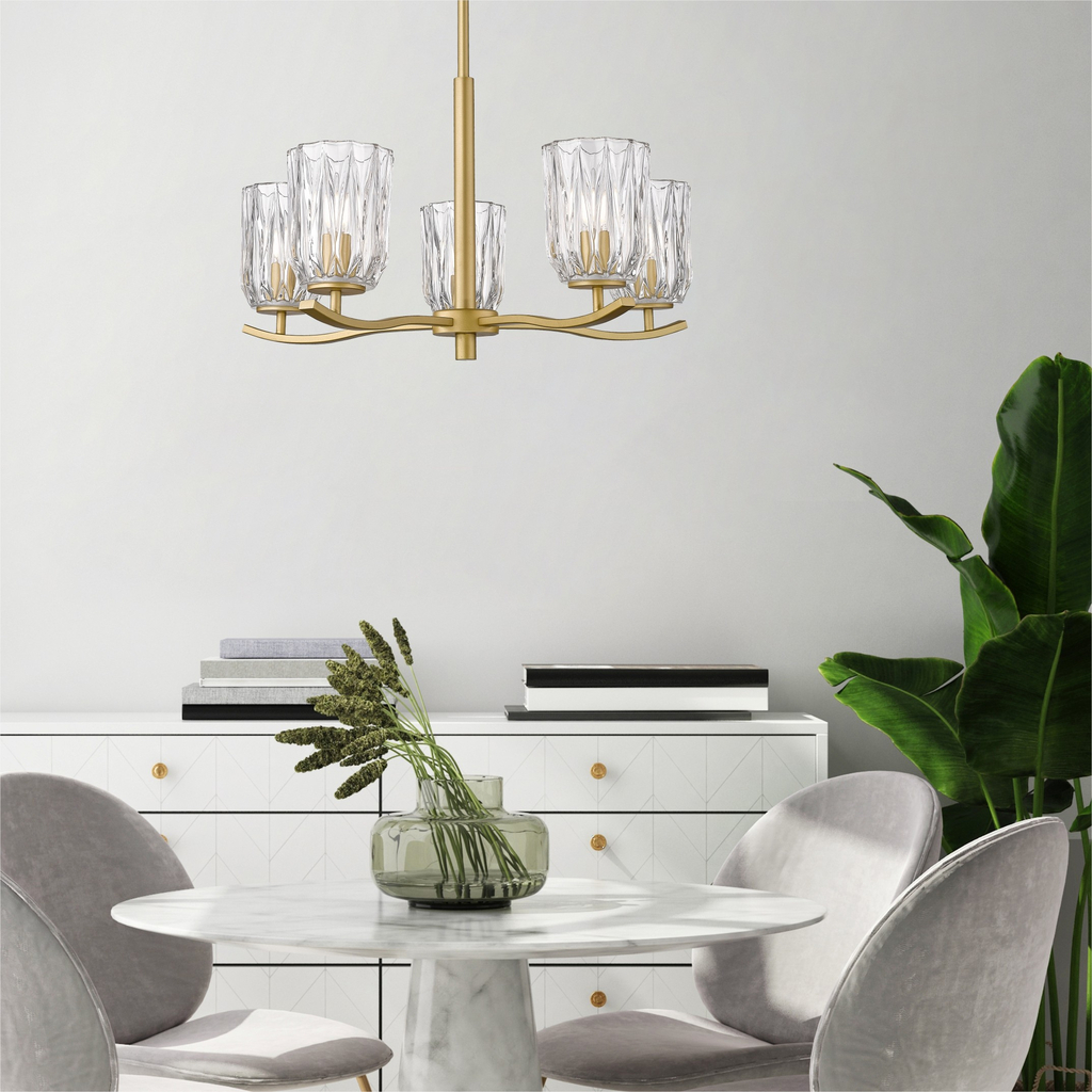 Závesné svietidlo TAZZA luster zlaté