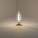 Dekoratívna žiarovka LED E14 4W neutrálna farba ORO-E14-C35-FL-CLARO-FLAMI-4W