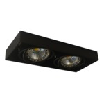 Zapustené 2-bodové svietidlo čierne ONEON