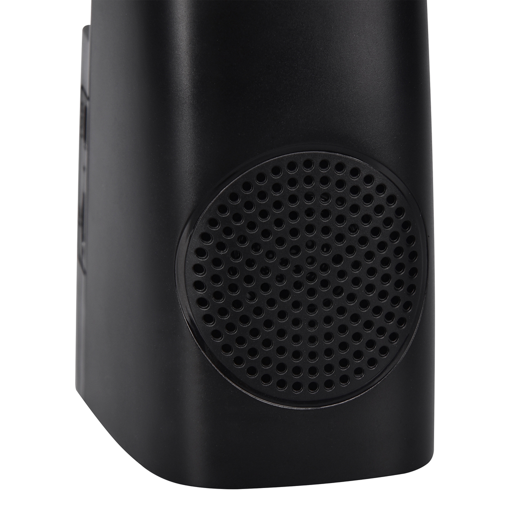 Stolná lampa LED s hodinami a reproduktorom Bluetooth LINUS