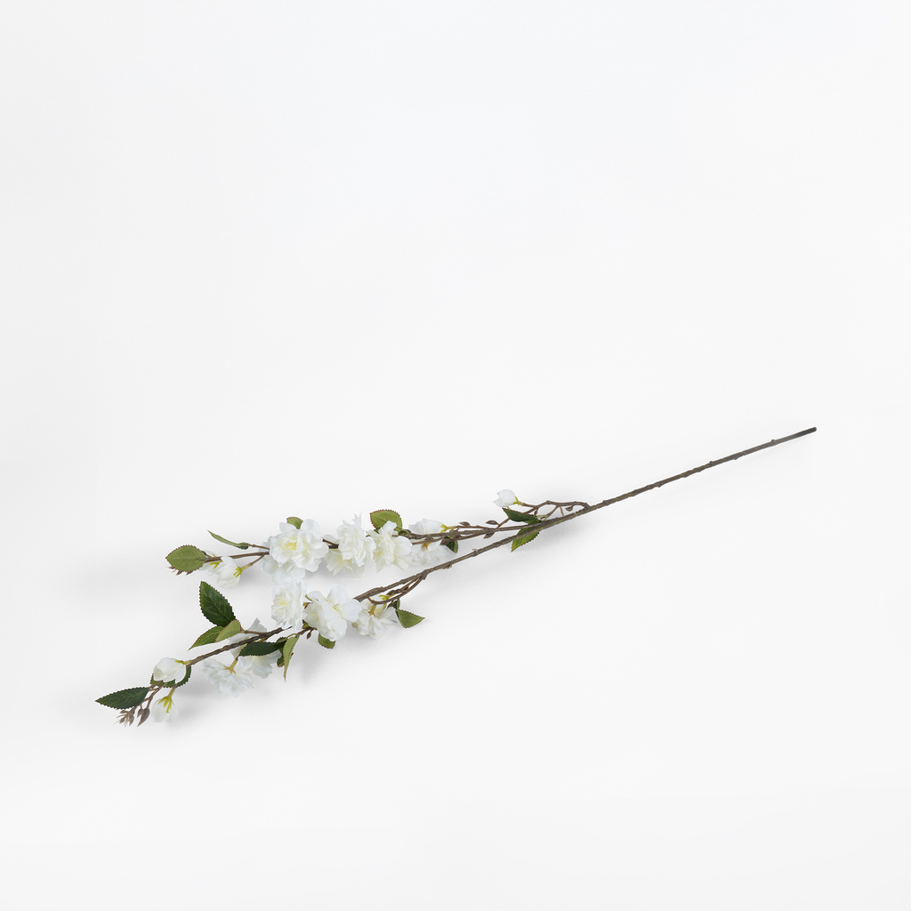 Umelý kvet jablone v bielej farbe 90 cm