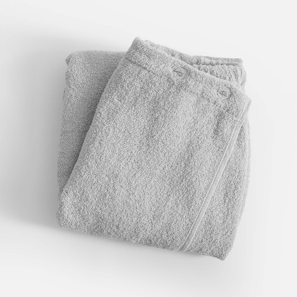 Uterák do sauny v sivej farbe KILT SAUNA&WELLNESS 60x160 cm