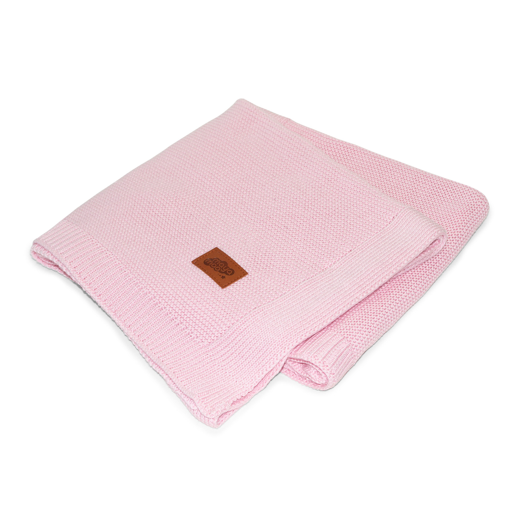 Detská deka bambusová ružová MAYA MOO 80x100 cm