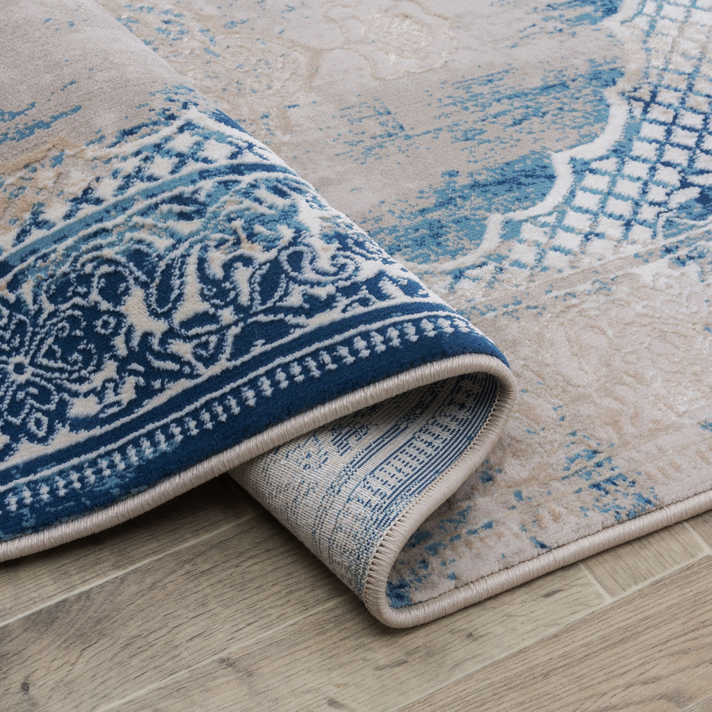 Koberec ALMERA s orientálnym vzorom, modrý 120x160 cm