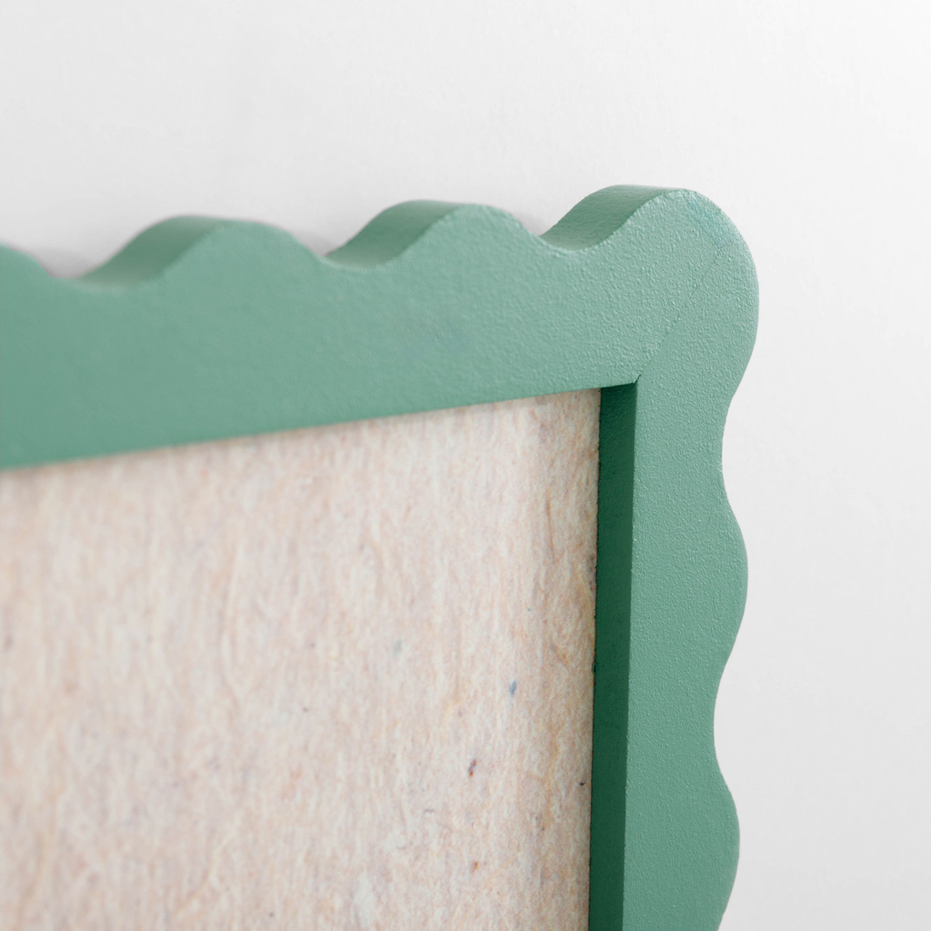 Botanický obraz kvitnúca cibuľa, béžovo-zelená 30x40 cm