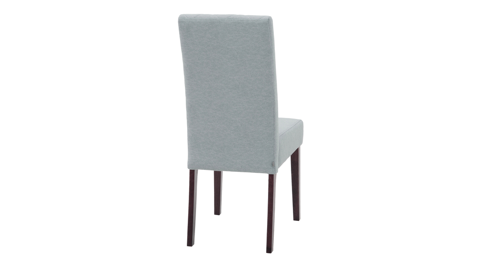 Sivá čalúnená stolička AMBER
