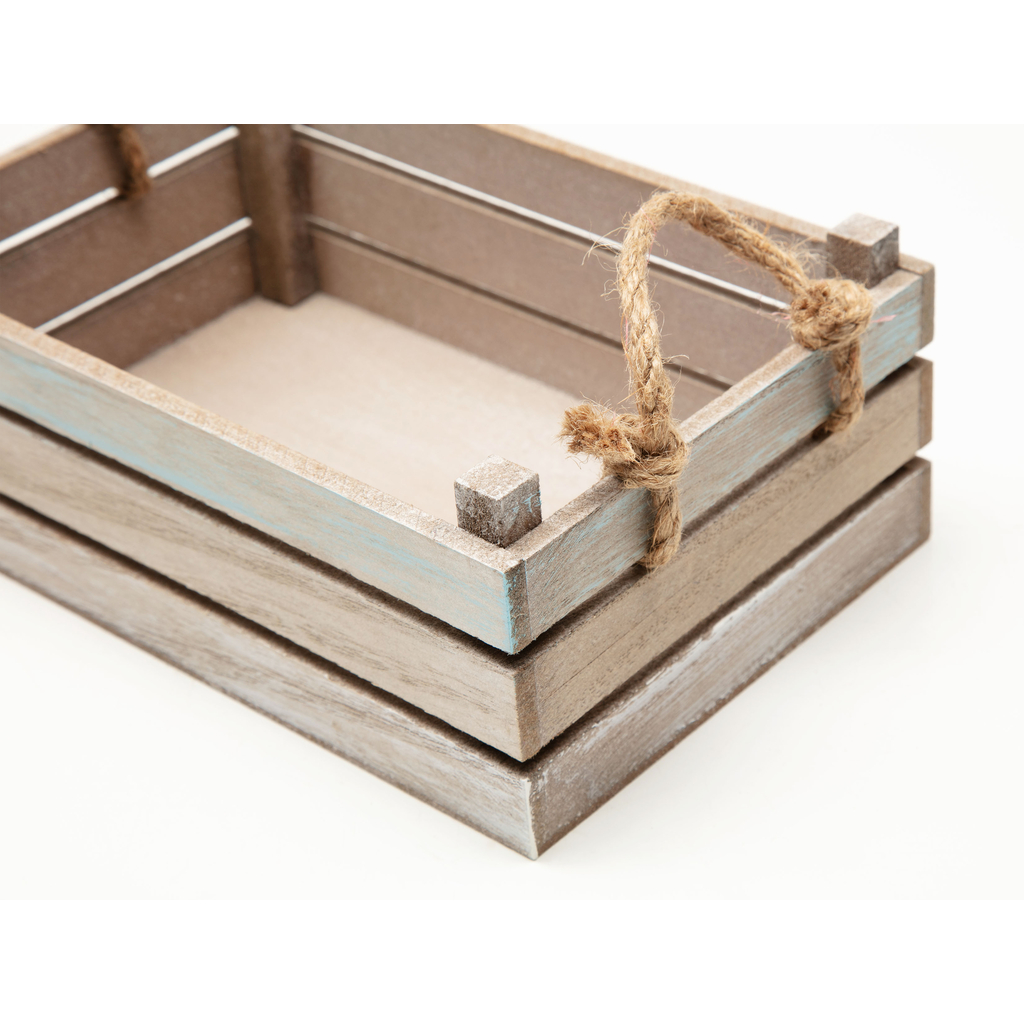 Dekoratívna drevená skrinka 15x23 cm