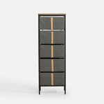 Vysoká komoda z textilu LENISSO