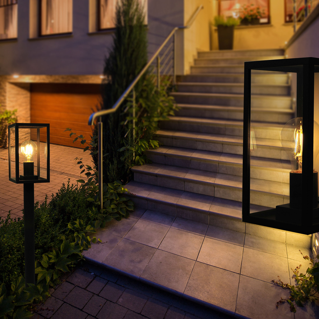 Vonkajšie nástenné svietidlo grafitové MALMO