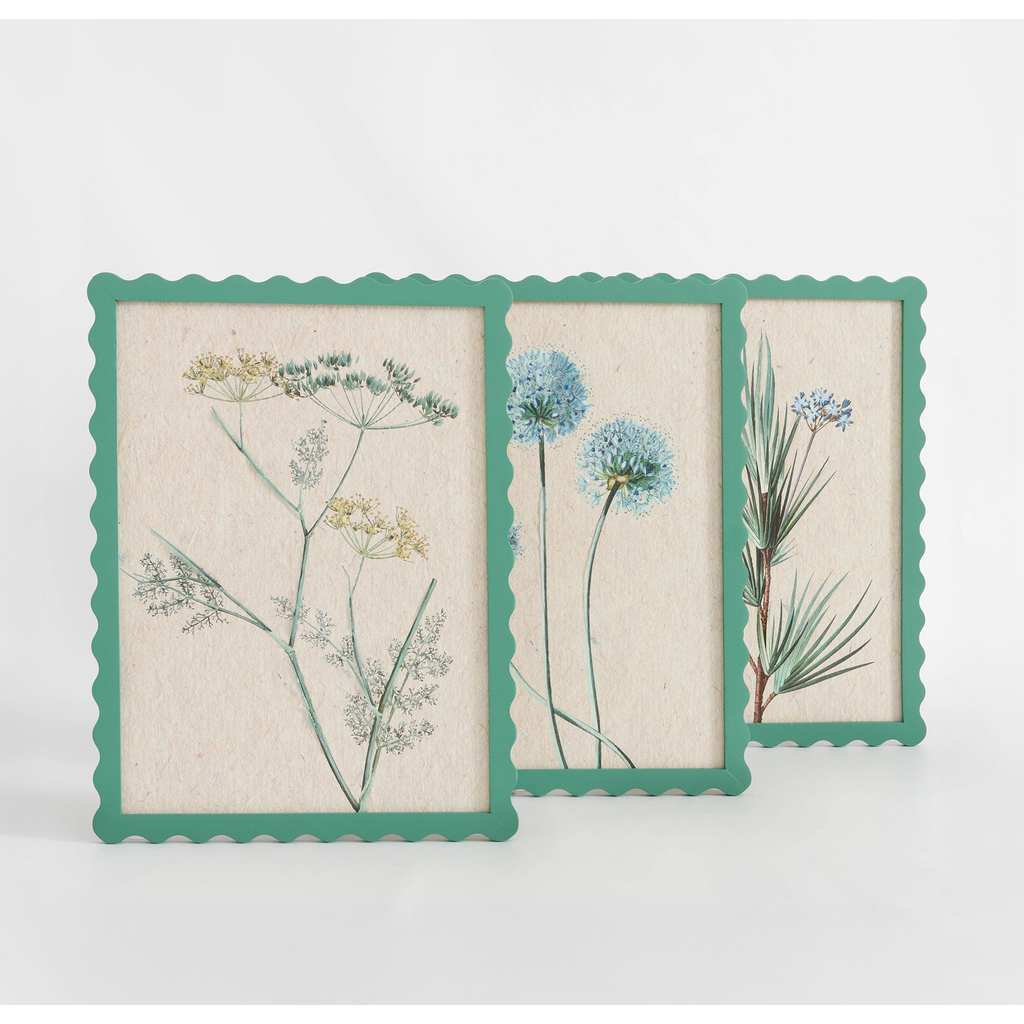 Botanický obraz zelený 30x40 cm