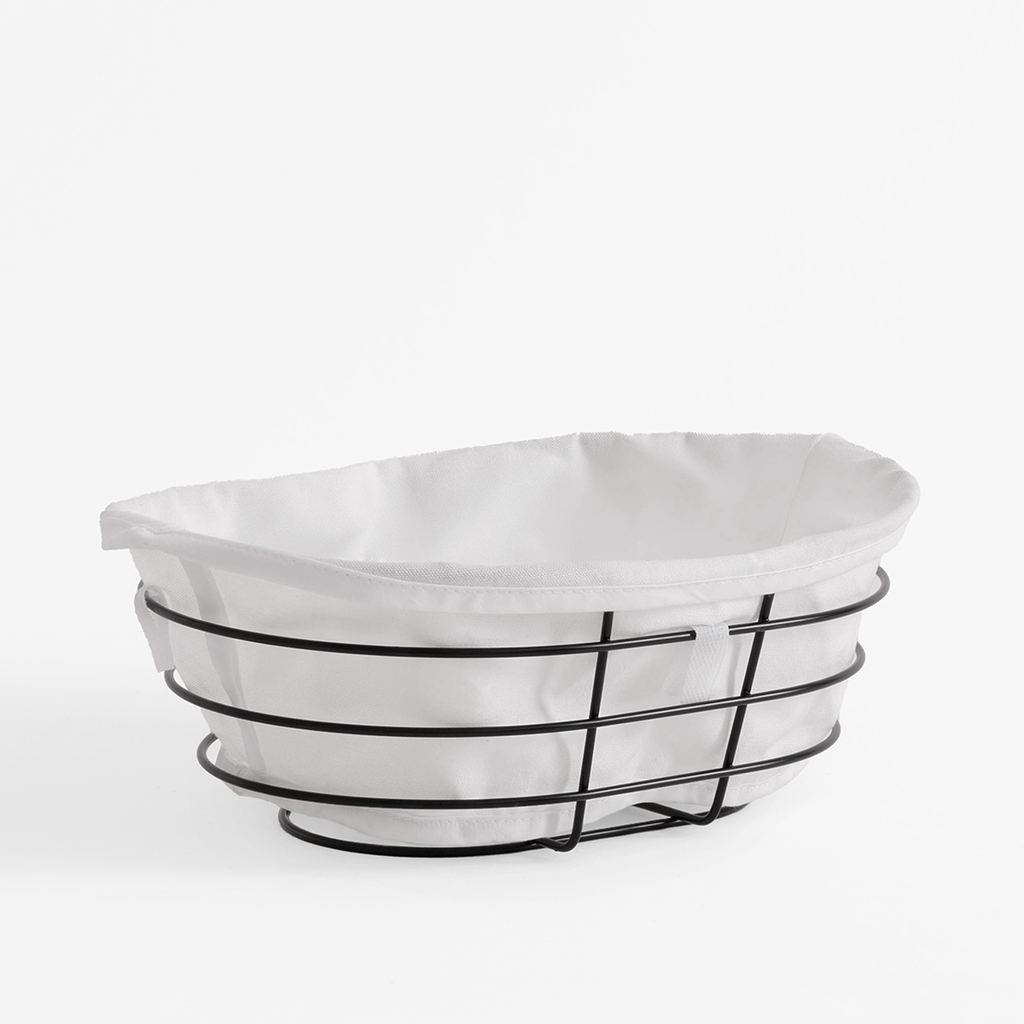 Košík na chlieb s bavlnenou vložkou 29x21 cm