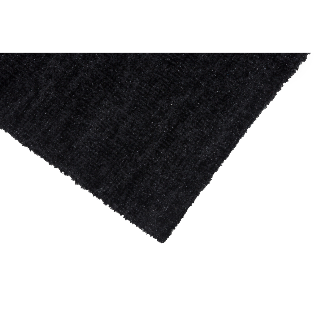 Čierny koberec do haly LUND 80x150 cm