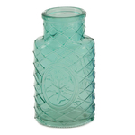 Sklenená váza modrá 13 cm MIX