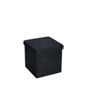 Skladacia taburetka čierna 38x37,5 cm