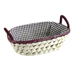 Tkaný košík na chlieb PALMA MIX 25x18x7 cm