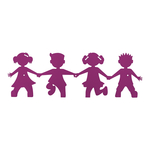 Detský vešiak na stenu ružový DETI KIDDON