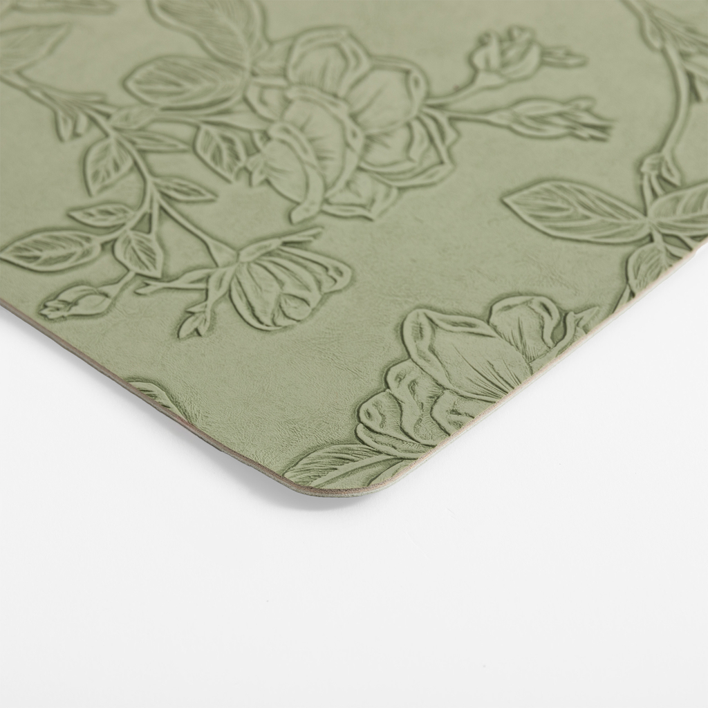 Prestieranie na stôl v zelenej farbe KVETY 43x30cm