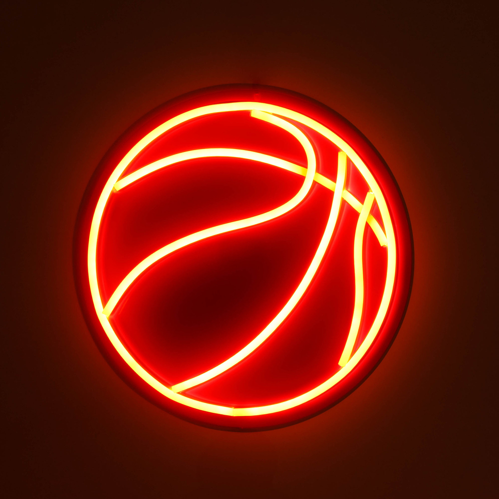 LED dekoračné svietidlo BASKETBALOVÁ LOPTA