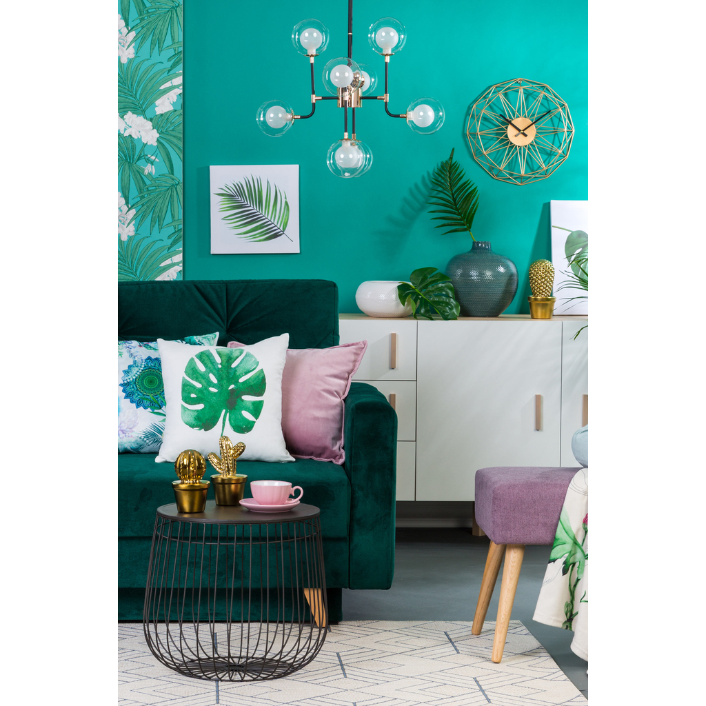 Čierno-zlatý luster RIANO 59 cm