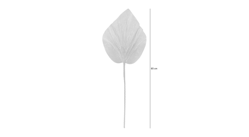 Grafika poglądowa - sztuczny liść zielony 85 cm.