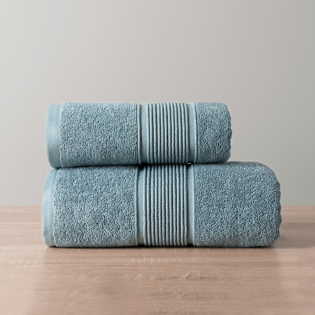 Bavlnený uterák modrý NAOMI 50 x 90 cm