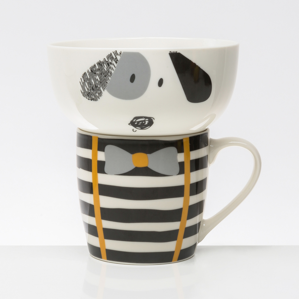 Detská porcelánová raňajková súprava BOBI