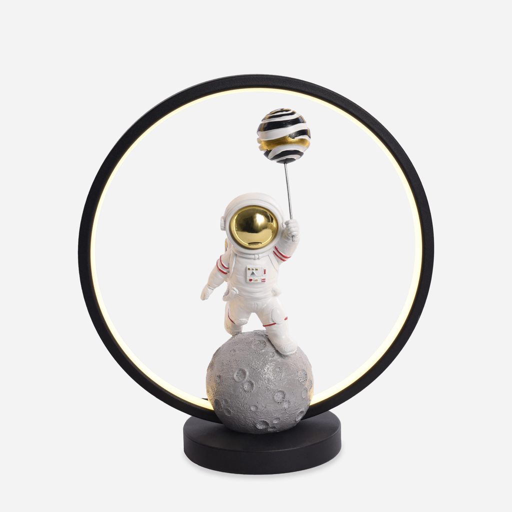 Dekoratívna stolná LED lampa ASTRONAUT s balónom