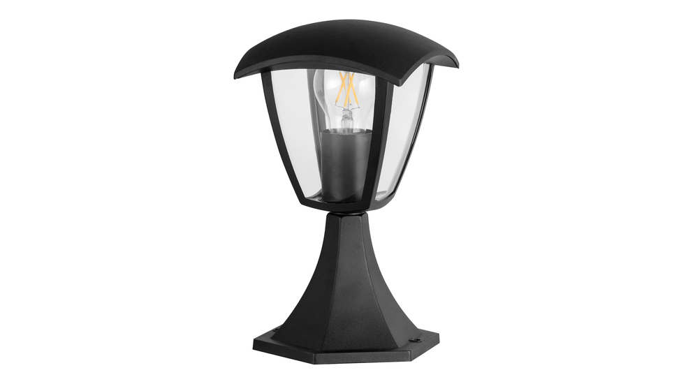 Vonkajšia lampa čierna IGMA 29,5 cm