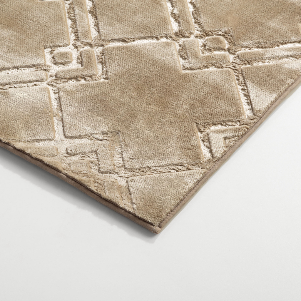 Koberec VIVA 3D béžový 80x150 cm