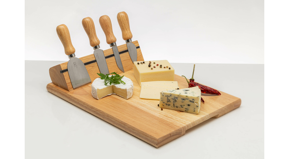 Servírovacia doska na syr v súprave s príslušenstvom